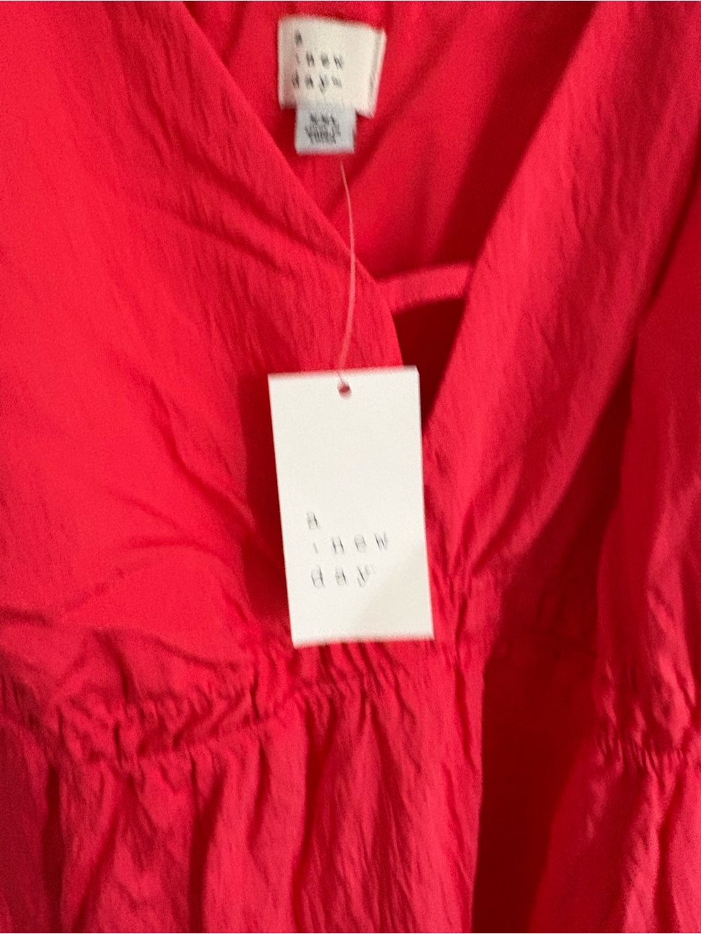 a new day Coral Sleeveless V-Neck Mini Dress New size XXL - Picture 4 of 7